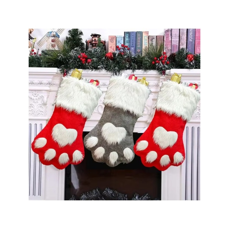 Chaussette de Noël en peluche  - Christmas Stocking Hanging avis et prix
