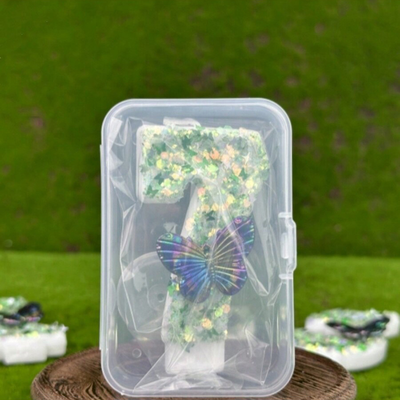 Bougies à paillettes vertes nu - Holiday Candle Set avis et prix
